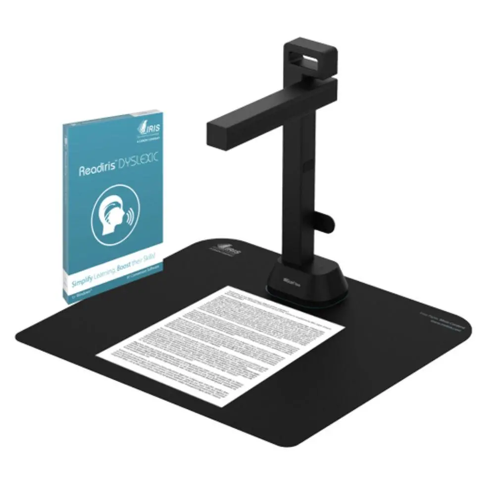 Scanner multifuncțional IRIS Desk 6 Pro Dyslexic (dislexie), A3, 13 Mp, USB 2.0, Negru - image 1