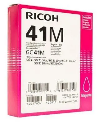 Cerneală gel RICOH GC41M ,2200 copii, Magenta - 1