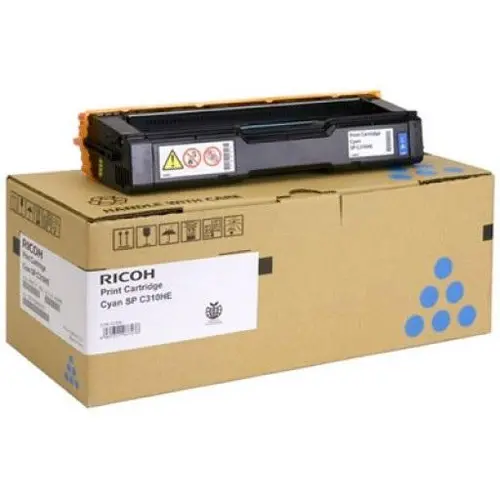 Κασέτα τόνερ Ricoh SPC310HE, 6600 σελίδες, Κυανό - 1