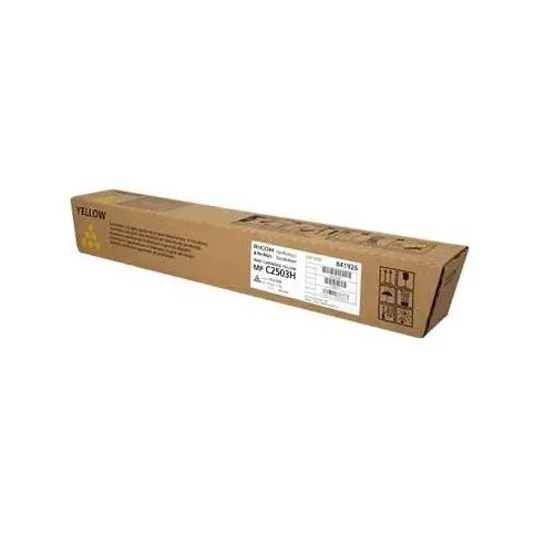 Cartuș toner Ricoh MPC2503H, 9500 pagini, Aficio MPC2011SP, Galben - 1