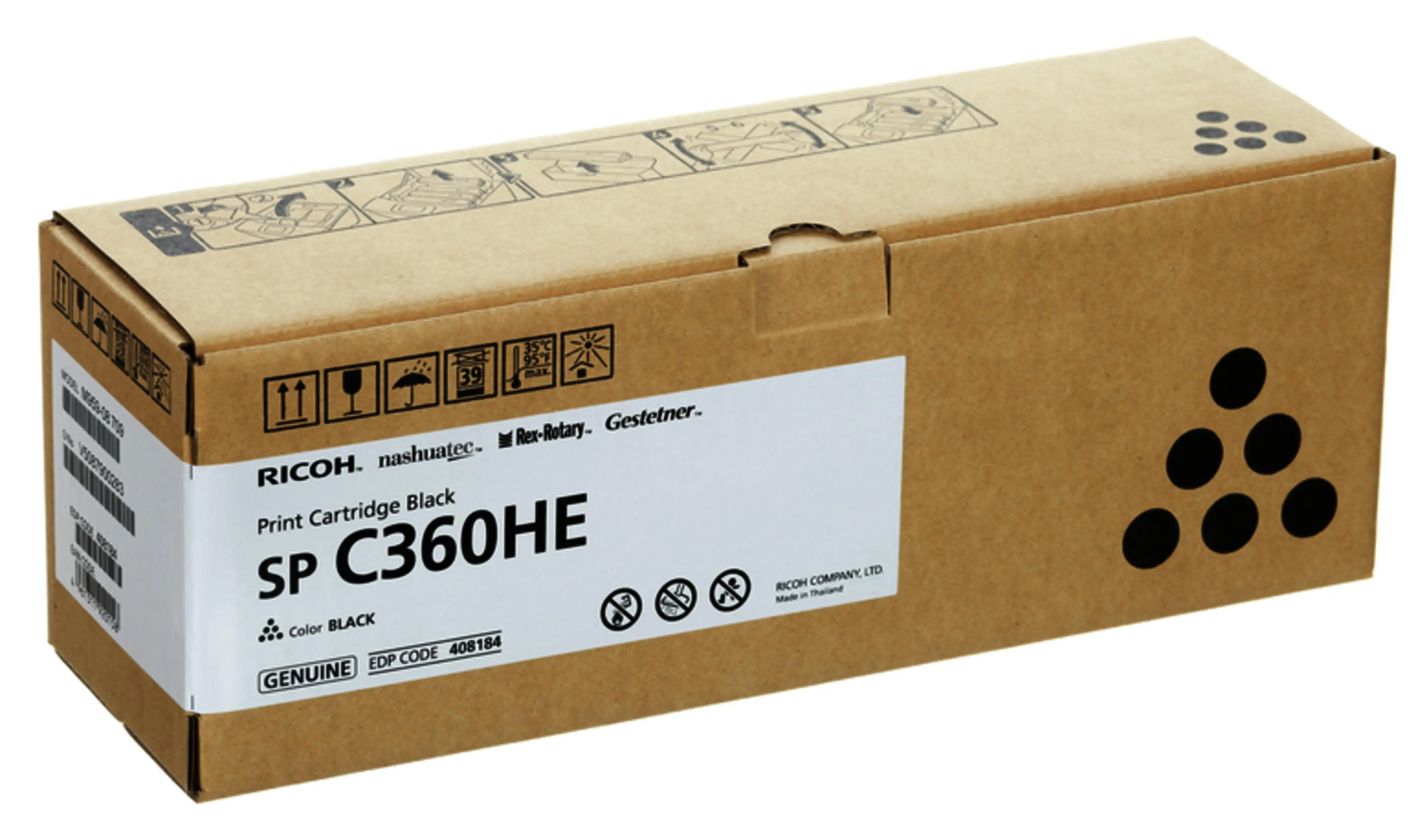 Тонер касета Ricoh SPC360HE, 7000 копия, Черен - image 1