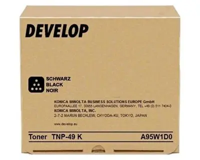 Κασέτα τόνερ DEVELOP TNP49K, ineo+ 3351, +3851, +3851FS, 13000 αντ., Μαύρο - 1