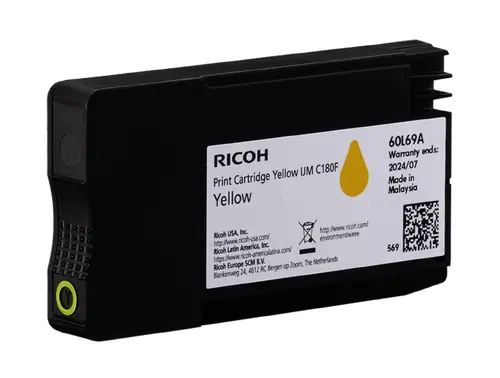 Κασέτα μελανιού RICOH IJM C180F, 1600 σελίδες, κίτρινο - 1