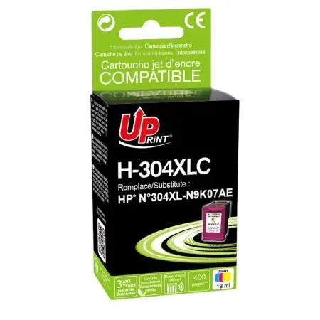 Cartuș de cerneală UPRINT HP 304XL, HP DJ 2620/2630/ 3750/ 3760/ 3762, 400 pagini, color