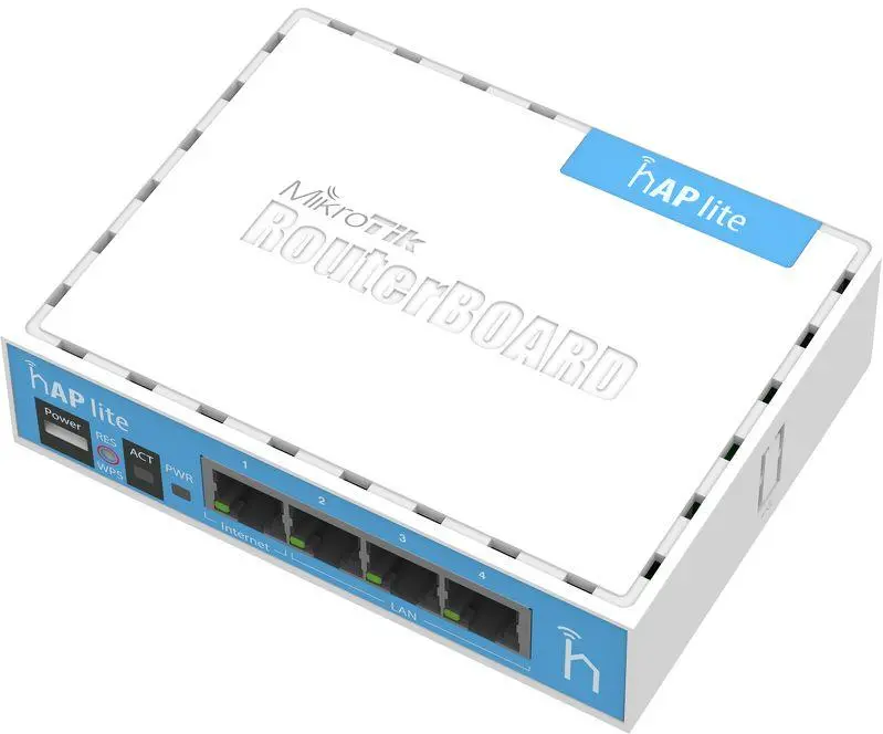 Ασύρματο Access Point MikroTik hAP lite RB941-2nD, 32MB RAM, 4xLAN, ενσωματωμένο 2.4Ghz 802.11b/g/n, Classic