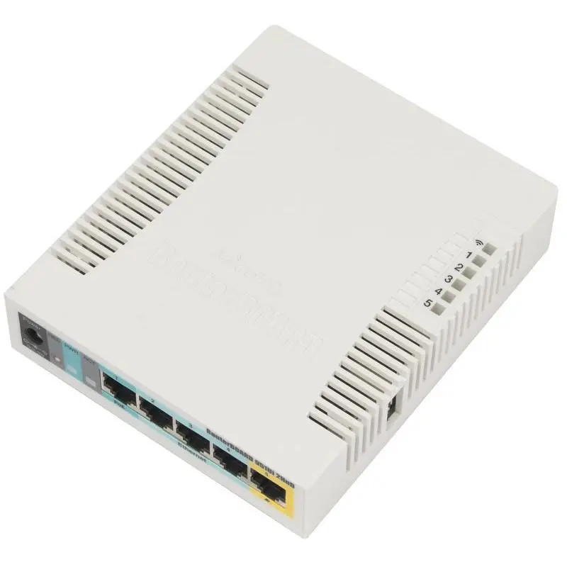 Access Point wireless MikroTik RB951Ui-2HnD, 2.4Ghz AP, 5x10/100 Ethernet, USB, 600MHz CPU, 128MB RAM