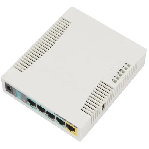 Ασύρματο Access Point MikroTik RB951Ui-2HnD, 2.4Ghz AP, 5x10/100 Ethernet, USB, 600MHz CPU, 128MB RAM - 1