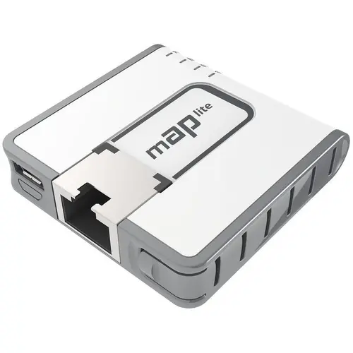 Access Point wireless MikroTik mAP Lite RBmAPL-2nD, 64MB RAM, 1xLAN 10/100, 802.3af/at - 1