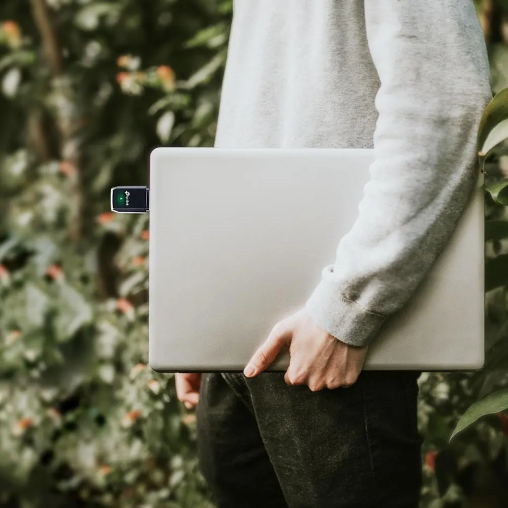 Безжичен адаптер TP-LINK Archer T3U, AC 1300 MU-MIMO, Dual band, USB 3.0, вградена антена - image 1