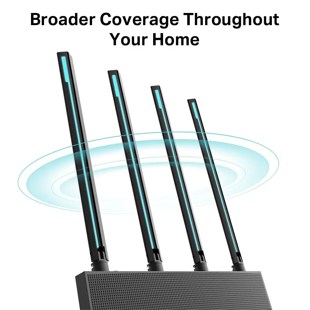 Безжичен рутер TP-Link Archer C80 AC1900, 2.4/5 GHz, 600 - 1300 Mbps, 10/100/1000 - image 6