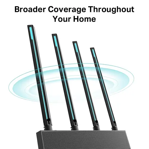 Безжичен рутер TP-Link Archer C80 AC1900, 2.4/5 GHz, 600 - 1300 Mbps, 10/100/1000 - image 6