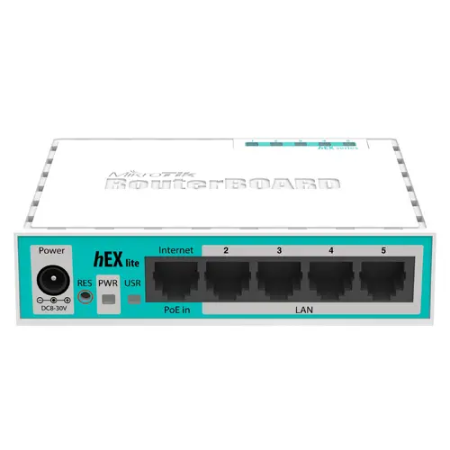 Рутер MiKrotik RB750R2, 10/100 Mbps, PoE, 64 MB, CPU 850MHz, Бял - image 1