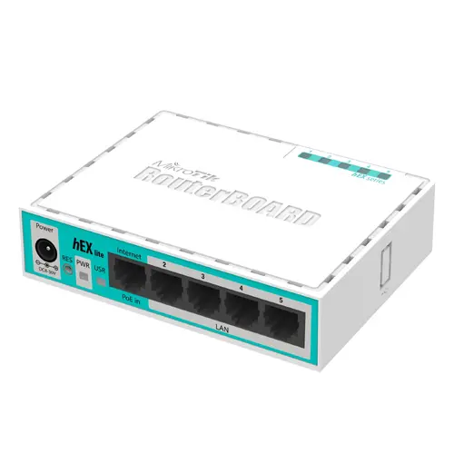 Δρομολογητής MiKrotik RB750R2, 10/100 Mbps, PoE, 64 MB, CPU 850MHz, Λευκό - 1
