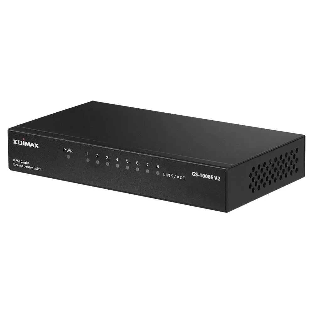 Switch cu 8 porturi EDIMAX GS-1008E V2, Gigabit - image 1