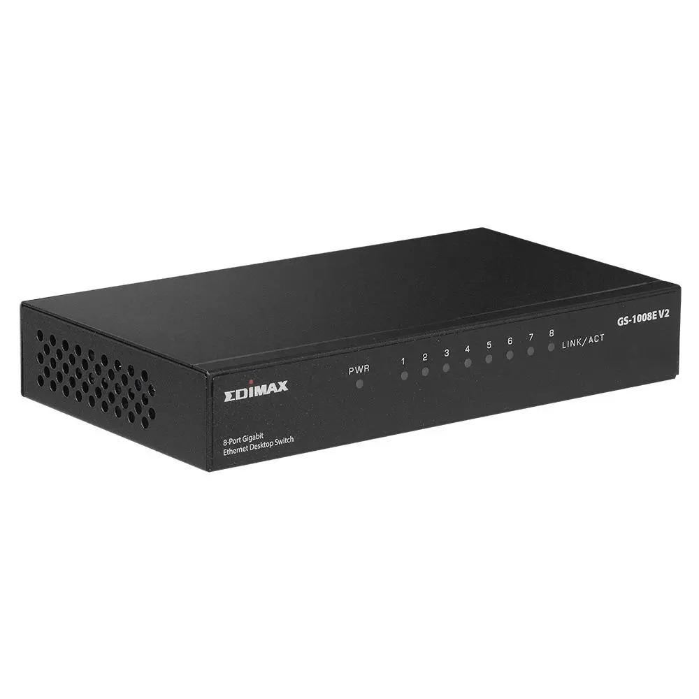 Switch cu 8 porturi EDIMAX GS-1008E V2, Gigabit - image 2