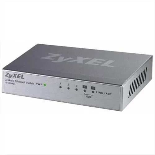 Switch 5 porturi ZyXEL GS-1200-5HPV2, Web Managed, Gigabit, PoE - 1