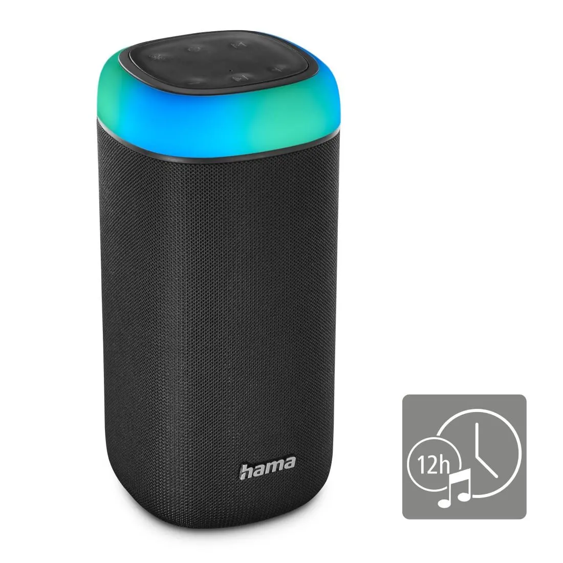 Блутут колонка HAMA Shine 2.0, 30W, LED, Защита от вода, Черна, 188228 - image 2