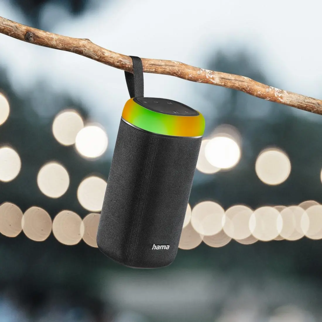 Блутут колонка HAMA Shine 2.0, 30W, LED, Защита от вода, Черна, 188228 - image 8