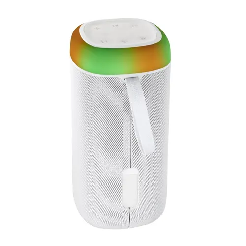 Блутут мобилна колонка HAMA Shine 2.0, 30W, LED, Защита от вода, Бял, 188229 - image 1