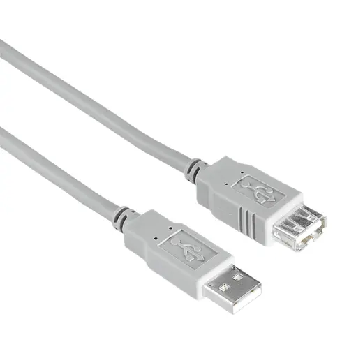 Cablu prelungitor HAMA, USB-A mamă - USB-A tată, 3 m, Standard - 1