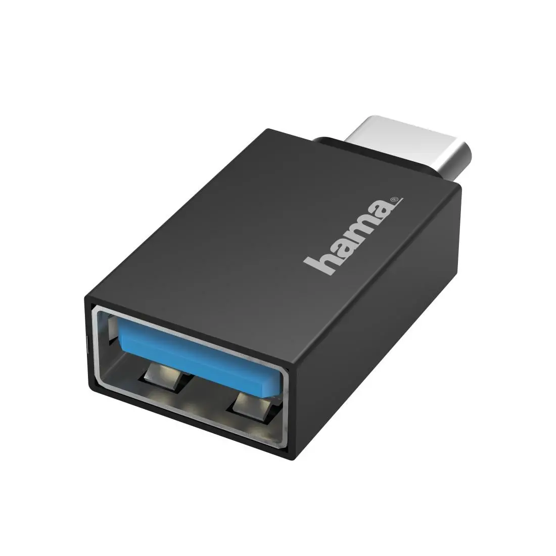 Adaptor HAMA OTG USB-C tată-USB 3.2 Gen 1 A mamă, 5Gbit/s Negru