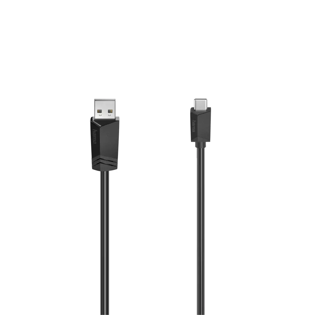 Cablu HAMA USB-C tată - USB 2.0 A tată, 480Mbit/s, 0.75 m, Negru