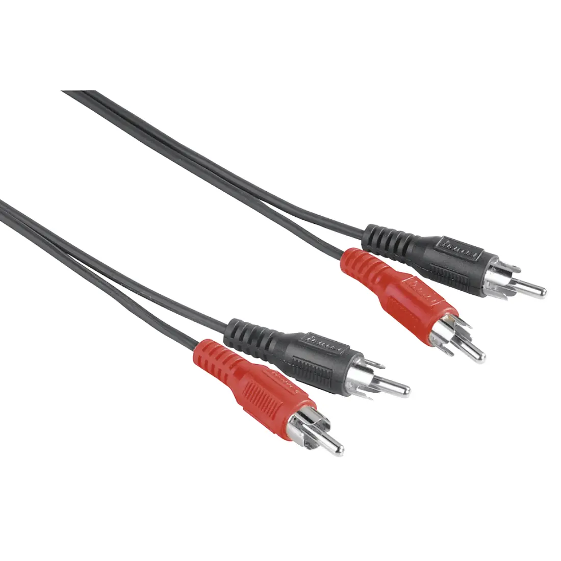 Καλώδιο ήχου HAMA, 2 x RCA - 2 x RCA, 1.5μ, Μαύρο