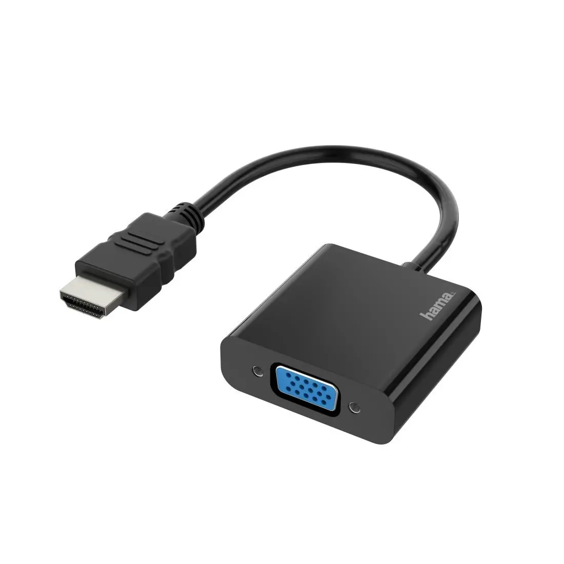 Αντάπτορας HAMA 200343, HDMI αρσενικό - VGA θηλυκό, Full HD 1080p, Μαύρο