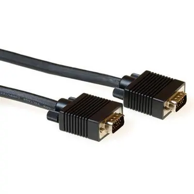 Καλώδιο ACT AK4271, VGA αρσενικό - VGA αρσενικό, 15 pin, 15 m, Μαύρο, Bulk