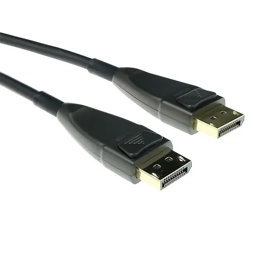 Оптичен хибриден кабел ACT AK4031, DisplayPort 1.4 мъжко - DisplayPort 1.4 мъжко, 15 м, Черен - 1