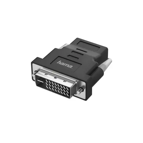 Adaptor HAMA 205169, DVI-D tată - HDMI mamă, Ultra-HD, 4K, Negru - 1
