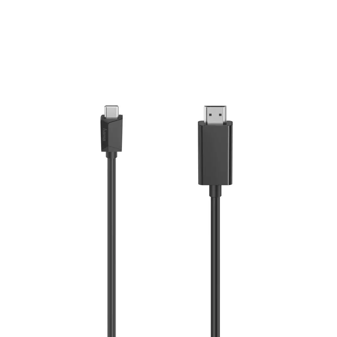 Καλώδιο HAMA 200718, USB-C αρσενικό - HDMI αρσενικό, Ultra-HD, 4K, 1.5 μ, Μαύρο