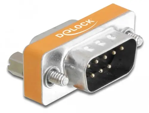 Αντάπτορας DeLock D-Sub 9 Pin αρσενικό - D-Sub 9 θηλυκό - 1