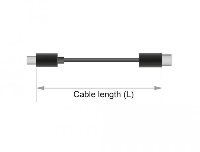 Кабел Delock DisplayPort мъжко - DisplayPort мъжко, 2.0м, 8K 60 Hz, Черен - image 3