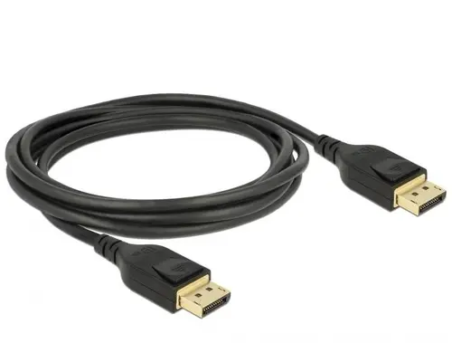 Cablu Delock DisplayPort tată - DisplayPort tată, 2.0m, 8K 60 Hz, Negru - 1