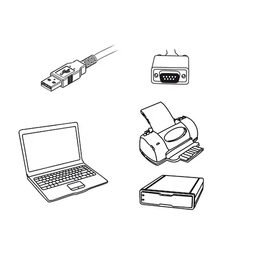 Конвертор Ewent USB -  RS232 9 пин мъжко, Черен - image 2