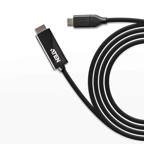 Конвертор ATEN UC3238, USB-C мъжко - HDMI женско, 4K, 2.7м, Черен - image 1