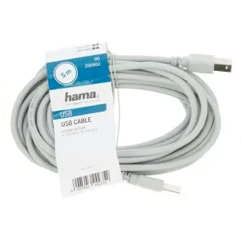 Καλώδιο HAMA 200902 USB-A αρσενικό - USB-B αρσενικό, 5 m, Standard - image 2