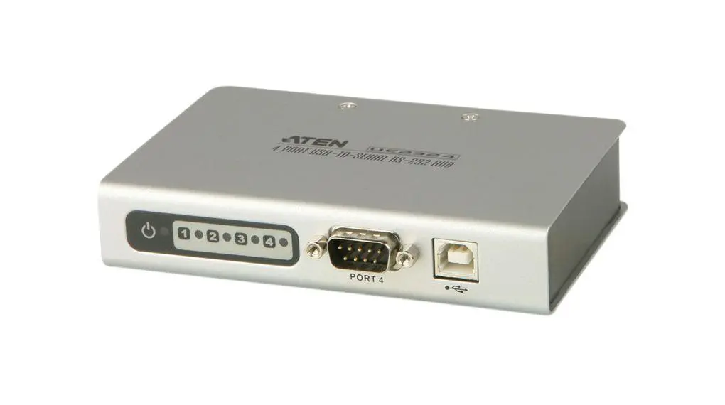 Hub 4 θυρών ATEN UC2324, USB σε RS-232