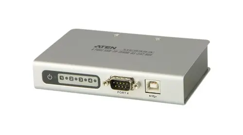 Hub 4 θυρών ATEN UC2324, USB σε RS-232 - 1