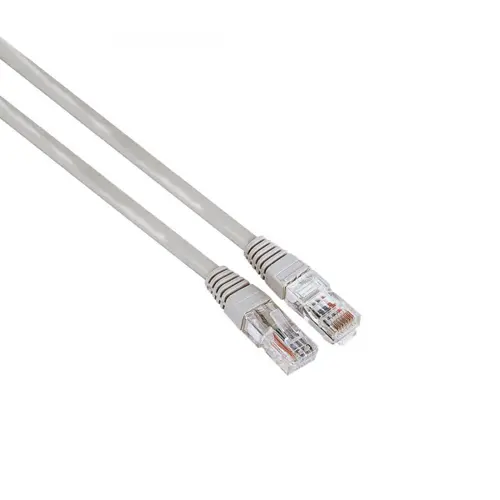 Καλώδιο δικτύου HAMA, CAT 5e, FTP/UTP, RJ-45 - RJ-45, 1.5 m, θωρακισμένο, γκρι, συσκευασία bulk - 1