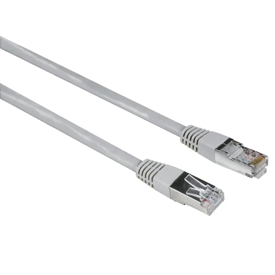 Cablu de rețea HAMA CAT 5e, F/UTP, RJ-45 - RJ-45, 30 m, Gri, Bulk