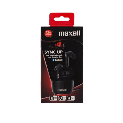 Блутут слушалки Maxell Bass13 TWS, True Wireless, Bluetooth 5.0, Черни - image 3
