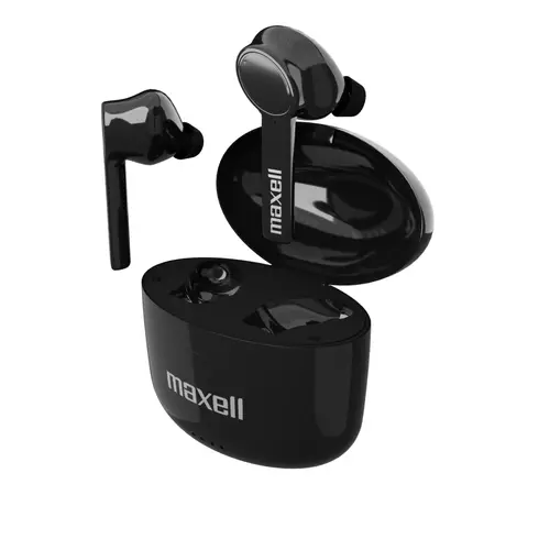 Ακουστικά Bluetooth Maxell Bass13 TWS, True Wireless, Bluetooth 5.0, Μαύρα - 1