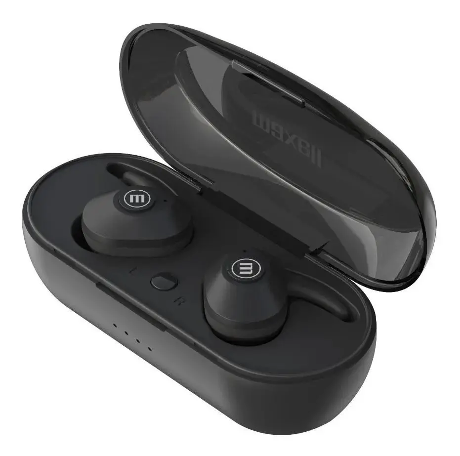 Ακουστικά Bluetooth Maxell MINI DUO, True Wireless, Bluetooth 5.0, Μαύρα