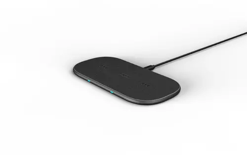 Încărcător wireless RAPOO XC260, Qi, Dublu, 7.5W/10W, Negru - 2