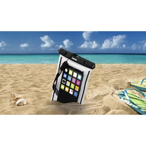 Чанта за смартфон HAMA Playa, Размер XXL, Водоустойчива IPX8, Прозрачен/Черен - image 5