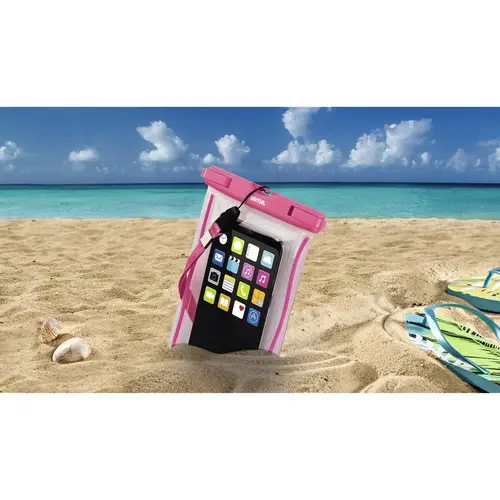 Чанта за смартфон HAMA Playa, Размер XXL, Водоустойчива IPX8, Прозрачен/Розов - image 5