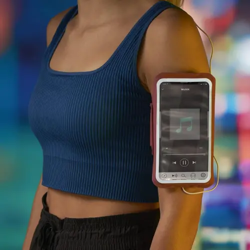 Husă sport pentru braț HAMA Finest Sports, Pentru telefoane XL, Roz - 6