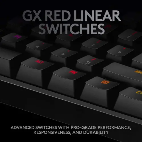 Геймърска механична клавиатура Logitech G Pro X Shroud Edition GX Red Switches - image 3
